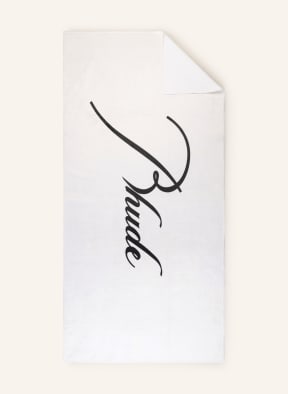 RHUDE Bath towel, Color: WHITE (Image 1)