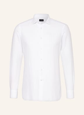 ZEGNA Hemd Slim Fit mit Leinen, Farbe: WEISS (Bild 1)