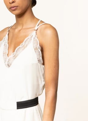 LOVJOI Top NINIVA with lace, Color: CREAM (Image 1)