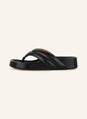 ATP ATELIER Platform flip flops BELLANO, Color: BLACK (Image 1)