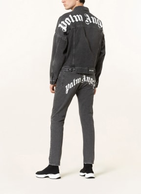 Palm Angels Jeansjacke, Farbe: 1001 BLACK WHITE (Bild 1)