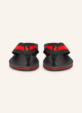 POLO RALPH LAUREN Flip flops , Color: BLACK/ RED (Image 1)