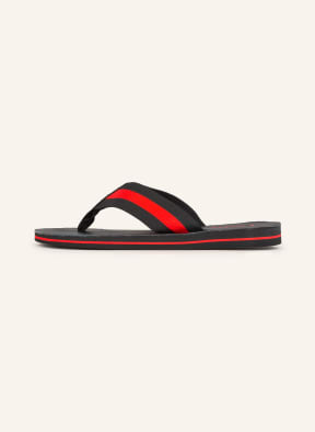 POLO RALPH LAUREN Flip flops , Color: BLACK/ RED (Image 1)