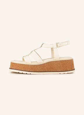 ELVIO ZANON Platform sandals, Color: ECRU/ BEIGE (Image 1)