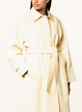 Marc O'Polo Trench coat, Color: LIGHT YELLOW (Image 1)