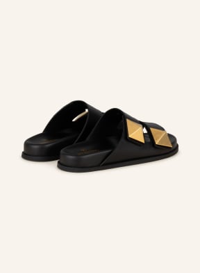 VALENTINO GARAVANI Slides ONE STUD, Color: BLACK (Image 1)