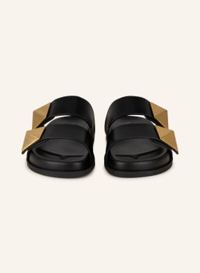 VALENTINO GARAVANI Slides ONE STUD, Color: BLACK (Image 1)