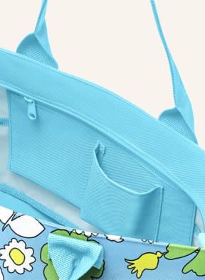 reisenthel Shopper E1, Color: LIGHT BLUE/ YELLOW/ GREEN (Image 1)