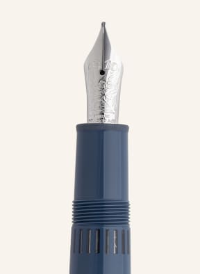 MONTBLANC Fountain pen MEISTERSTÜCK GLACIER DOUÉ, Color: BLUE GRAY/ SILVER (Image 1)