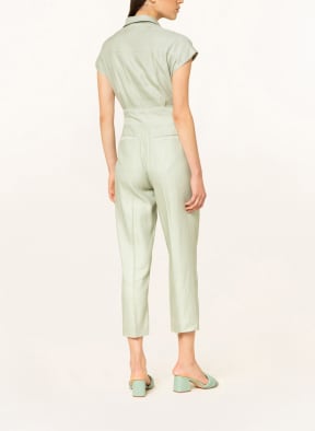 LAUREN RALPH LAUREN Jumpsuit YAZETIE mit Leinen, Farbe: HELLGRÜN (Bild 1)