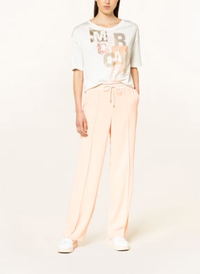 MARC CAIN T-Shirt mit Schmuckstein, Farbe: 462 deep peach (Bild 1)