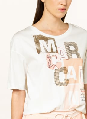 MARC CAIN T-Shirt mit Schmuckstein, Farbe: 462 deep peach (Bild 1)