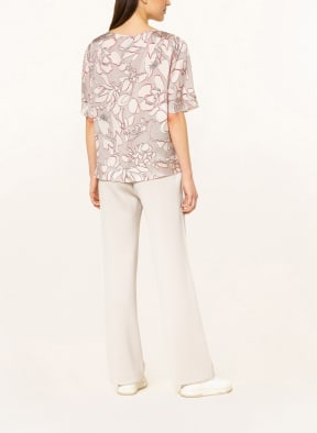 MARC CAIN Blouse-style shirt made of silk, Color: 646 warm stone (Image 1)