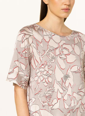 MARC CAIN Blouse-style shirt made of silk, Color: 646 warm stone (Image 1)
