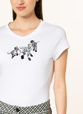 MARC CAIN T-Shirt, Farbe: 190 white and black (Bild 1)