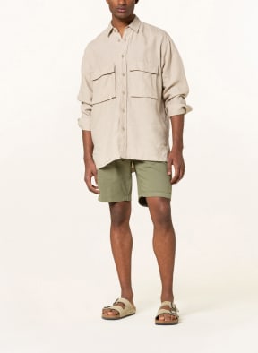 Marc O'Polo Overshirt made of linen, Color: BEIGE (Image 1)