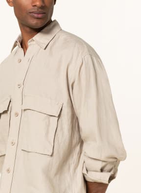 Marc O'Polo Overshirt made of linen, Color: BEIGE (Image 1)
