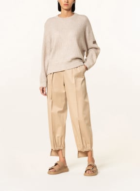 BRUNELLO CUCINELLI Pullover mit Mohair und Glitzergarn, Farbe: BEIGE (Bild 1)