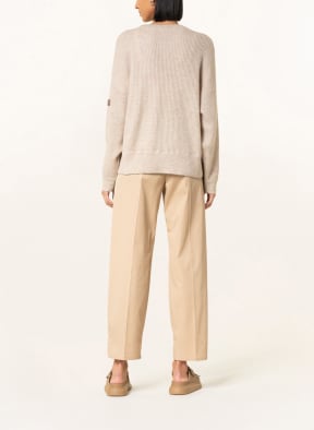 BRUNELLO CUCINELLI Pullover mit Mohair und Glitzergarn, Farbe: BEIGE (Bild 1)