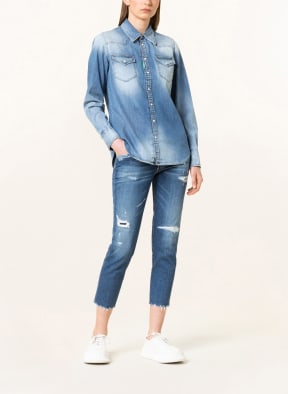 DSQUARED2 7/8 jeans JENNIFER ONE LIFE, Color: 470 NAVY BLUE (Image 1)