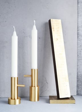 FRITZ HANSEN Candleholder #2, Color: GOLD (Image 1)