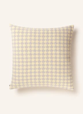 BROSTE COPENHAGEN Decorative cushion cover BERNHARDT, Color: YELLOW/ LIGHT GRAY (Image 1)