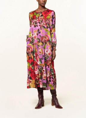 yippie hippie Dress, Color: RED/ PURPLE/ GREEN (Image 1)