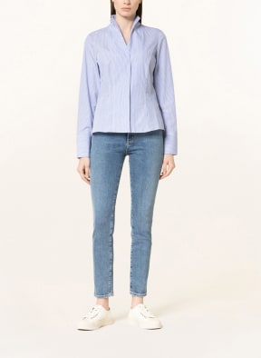 van Laack Bluse ALICE, Farbe: HELLBLAU/ WEISS (Bild 1)