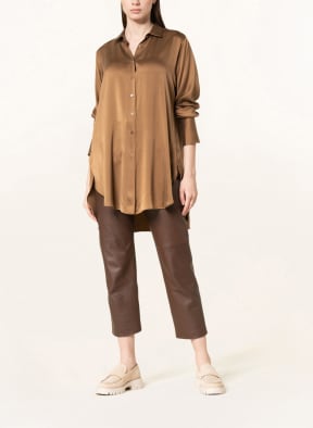 van Laack Hemdbluse BANDY aus Seide, Farbe: BRAUN (Bild 1)