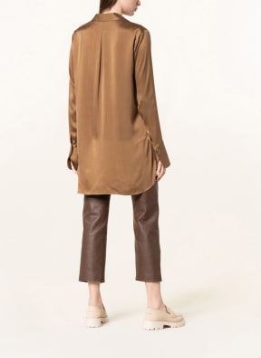 van Laack Hemdbluse BANDY aus Seide, Farbe: BRAUN (Bild 1)
