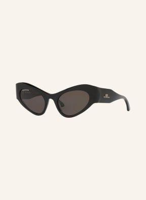 BALENCIAGA Sunglasses BB0177S, Color: 1100L1 - BLACK/ DARK GRAY (Image 1)
