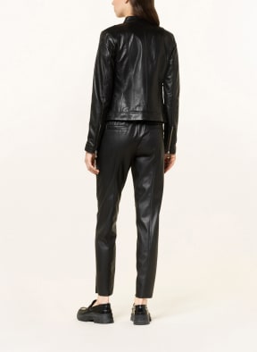 MRS & HUGS Leather jacket, Color: BLACK (Image 1)