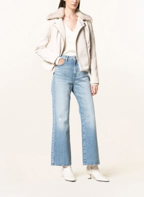 GUESS Jacket OLIVIA in leather look, Color: CREAM (Image 1)
