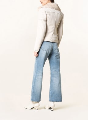 GUESS Jacket OLIVIA in leather look, Color: CREAM (Image 1)