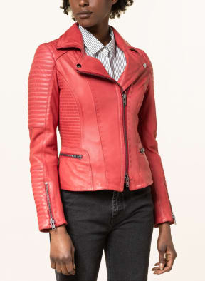 SCHYIA Lederjacke FLO, Farbe: HELLROT (Bild 1)