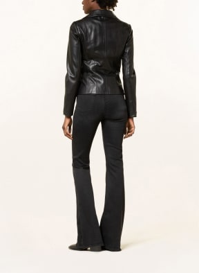 SCHYIA Leather jacket LUISA, Color: BLACK (Image 1)