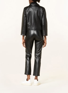 SCHYIA Leather jacket RIONA, Color: BLACK (Image 1)