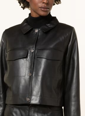 SCHYIA Leather jacket RIONA, Color: BLACK (Image 1)