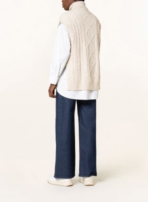 BAUM UND PFERDGARTEN Sleeveless sweater CILINA , Color: CREAM (Image 1)