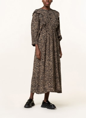 BAUM UND PFERDGARTEN Kleid ALONA, Farbe: SCHWARZ/ BEIGE (Bild 1)