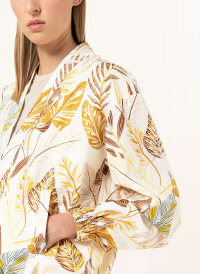 Herrlicher Satinblouson DANILA, Farbe: ECRU/ BRAUN/ GELB (Bild 1)