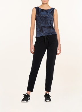 VENICE BEACH 7/8 Sweatpants SHELLY, Color: BLACK (Image 1)
