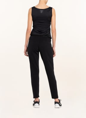 VENICE BEACH 7/8 Sweatpants SHELLY, Color: BLACK (Image 1)