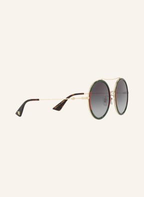GUCCI Sunglasses GG0061S, Color: 4470J1 - GOLD/ GRAY GRADIENT (Image 1)