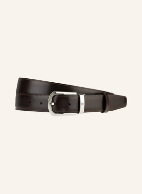 MONTBLANC Leather belt, Color: BLACK (Image 1)