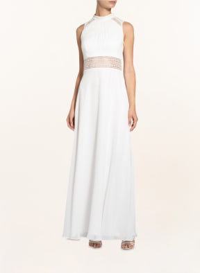 VM VERA MONT Evening dress with crochet lace, Color: WHITE (Image 1)