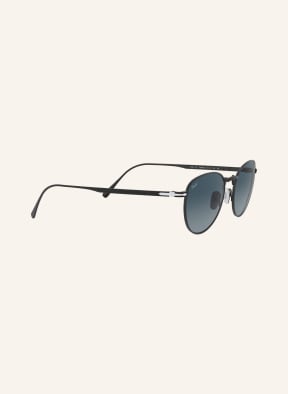 Persol Sunglasses PO5002ST, Color: 8004Q8 - MATTE BLACK/ BLUE GRADIENT (Image 1)