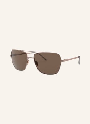 EMPORIO ARMANI Sunglasses AR6105 , Color: 300673 - MATTE SILVER/BROWN (Image 1)