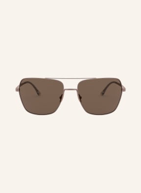 EMPORIO ARMANI Sunglasses AR6105 , Color: 300673 - MATTE SILVER/BROWN (Image 1)
