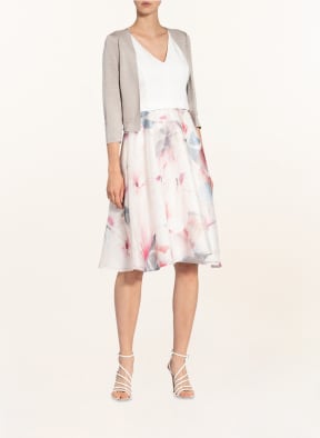 Vera Mont Bolero with 3/4 sleeve, Color: CREAM/ SILVER (Image 1)